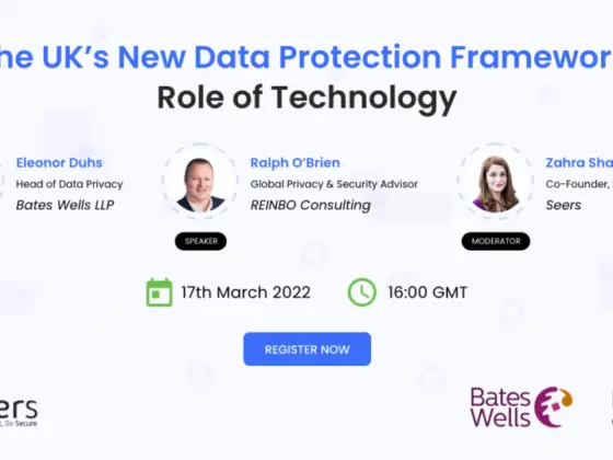 The UK’s New Data Protection Framework: Role of Technology – Seers