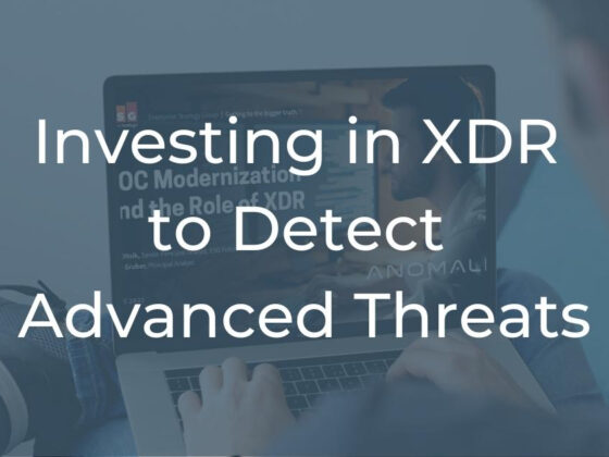 ESG Research Found Organizations are Investing in XDR Solutions to Detect Advanced Threats