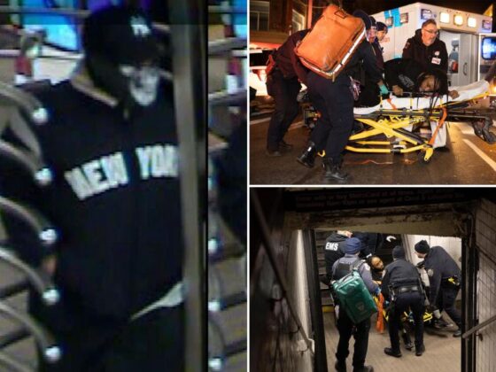 Man shot on NYC subway by gunman in skull mask after argument